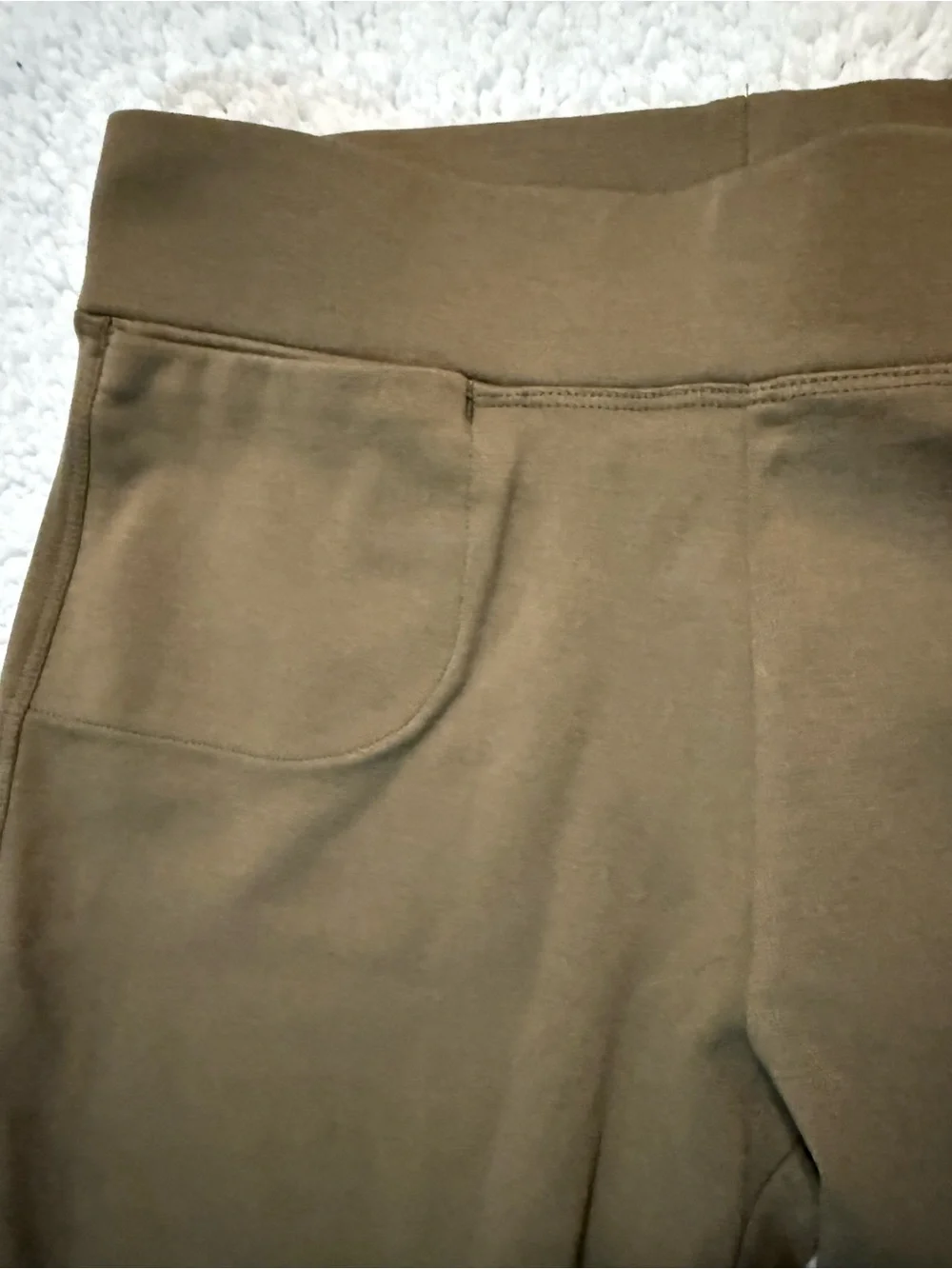 American Giant Kids Olive Leggings with Bootcut